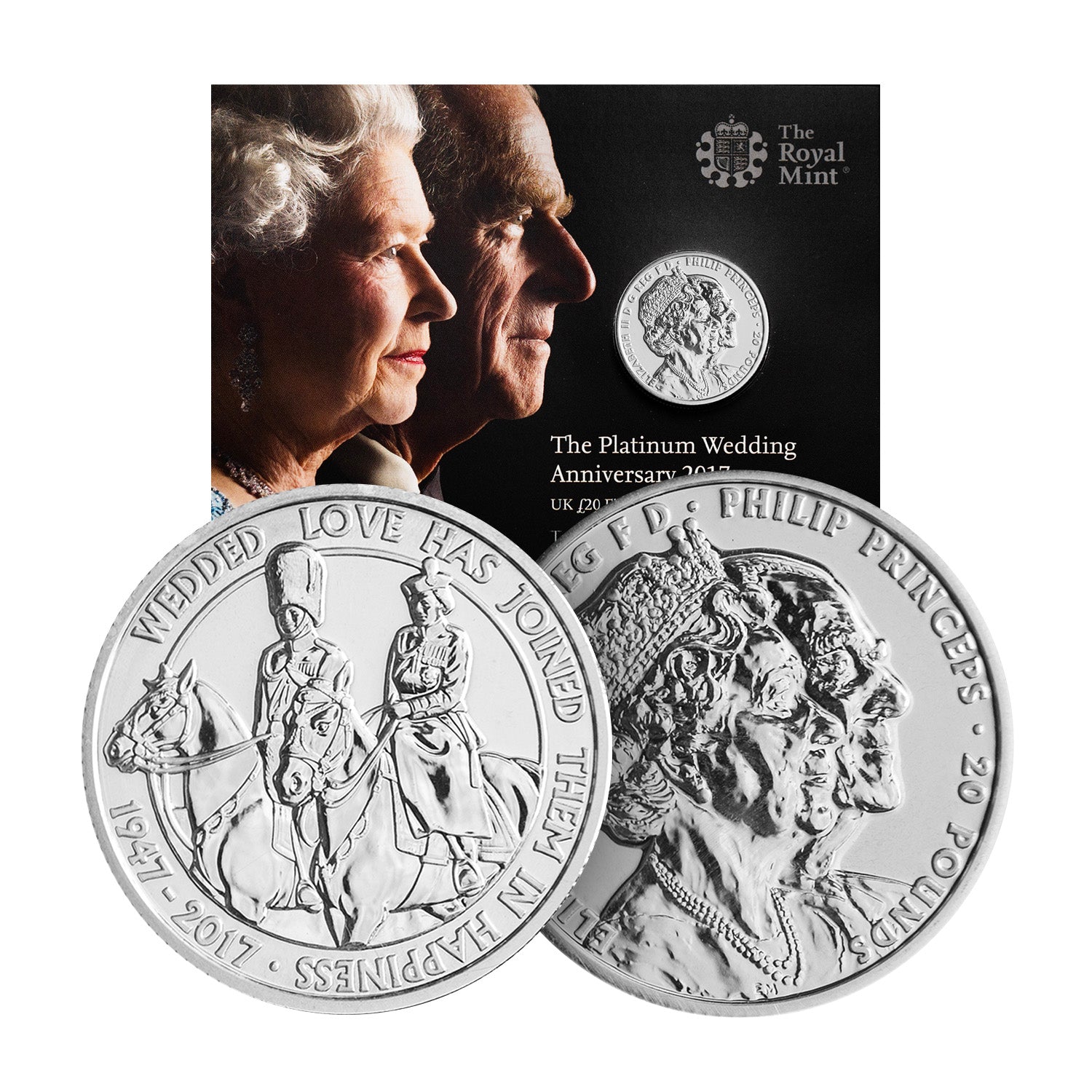 The Royal Mint UK £20 Fine Silver Royal History Coin Set