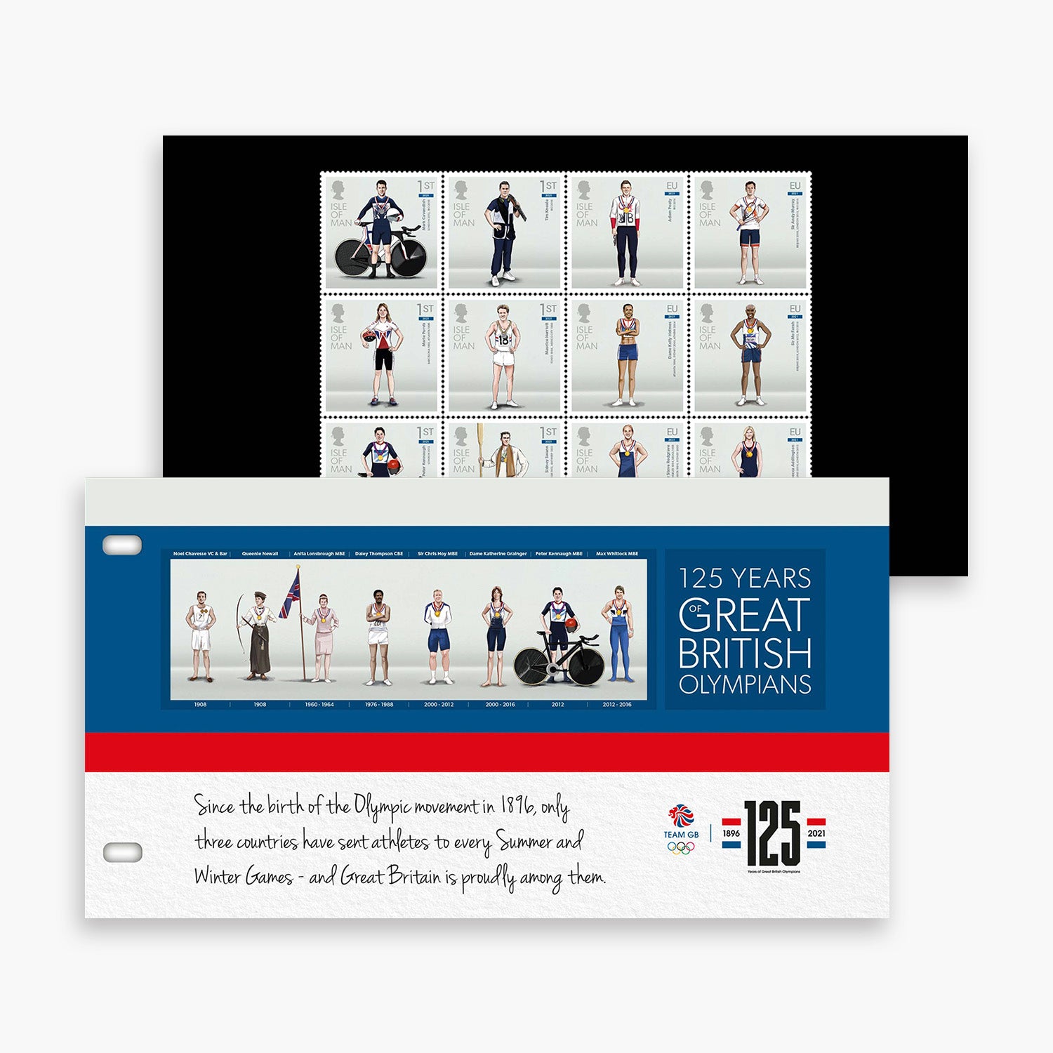Great British Olympians Stamp Presentation Pack