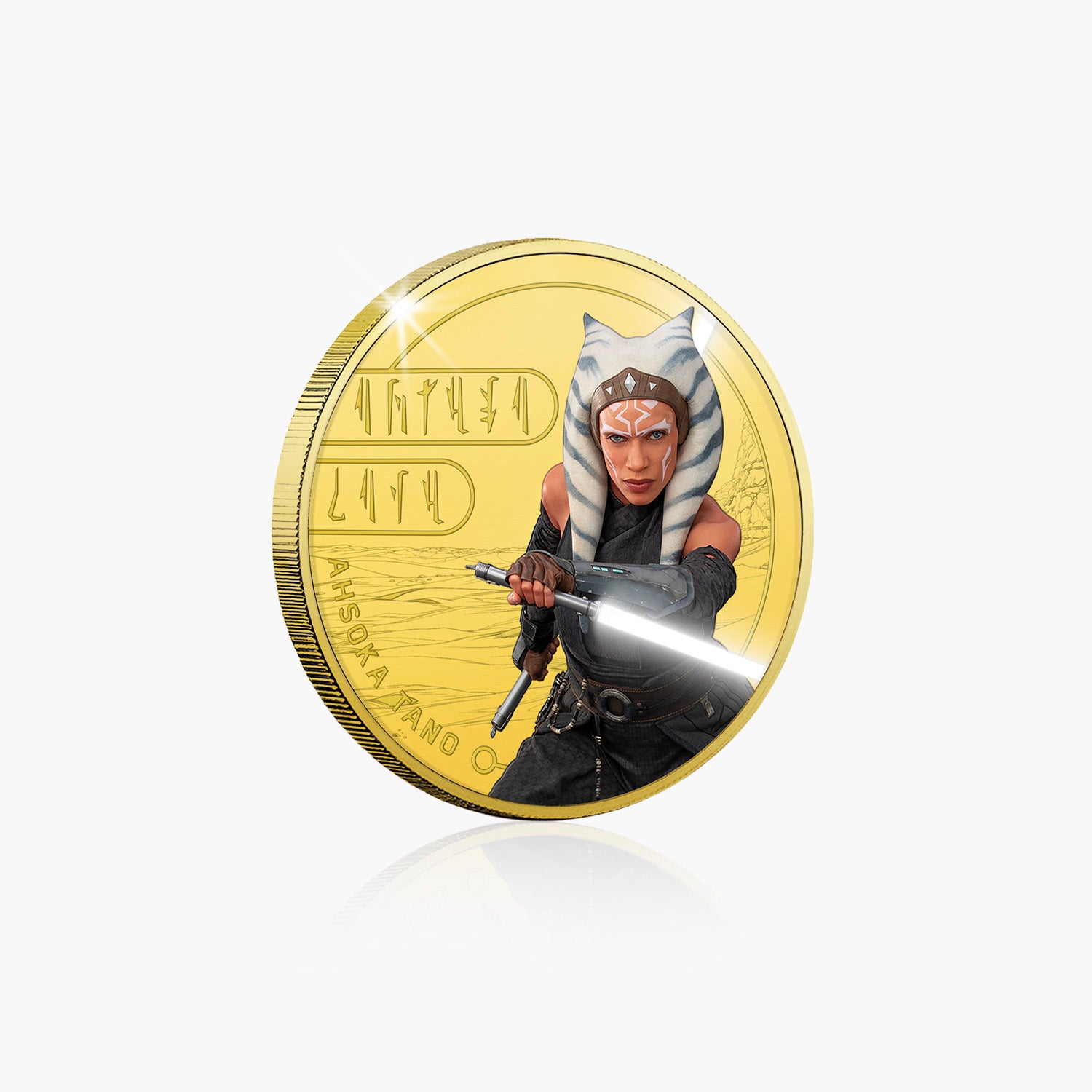 Star Wars Ahsoka Tano Gold-Plated Commemorative