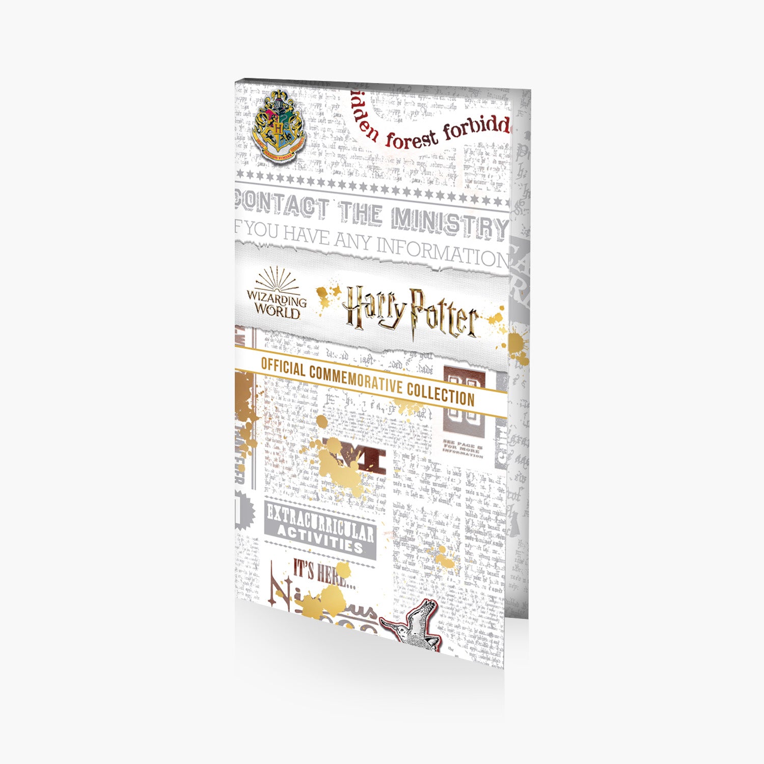 La collection complète officielle Harry Potter Chibi en plaqué or 24 carats.