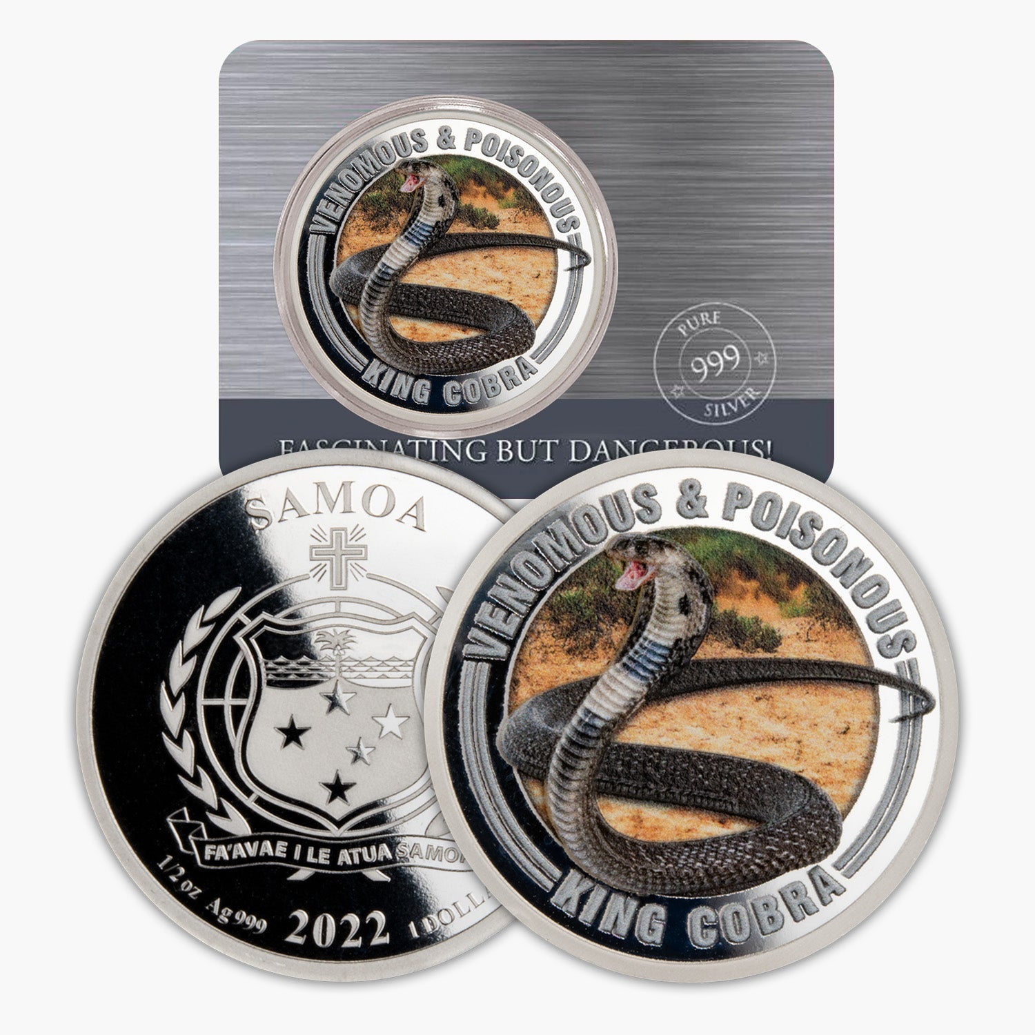 King Cobra One Dollar Silver Coin