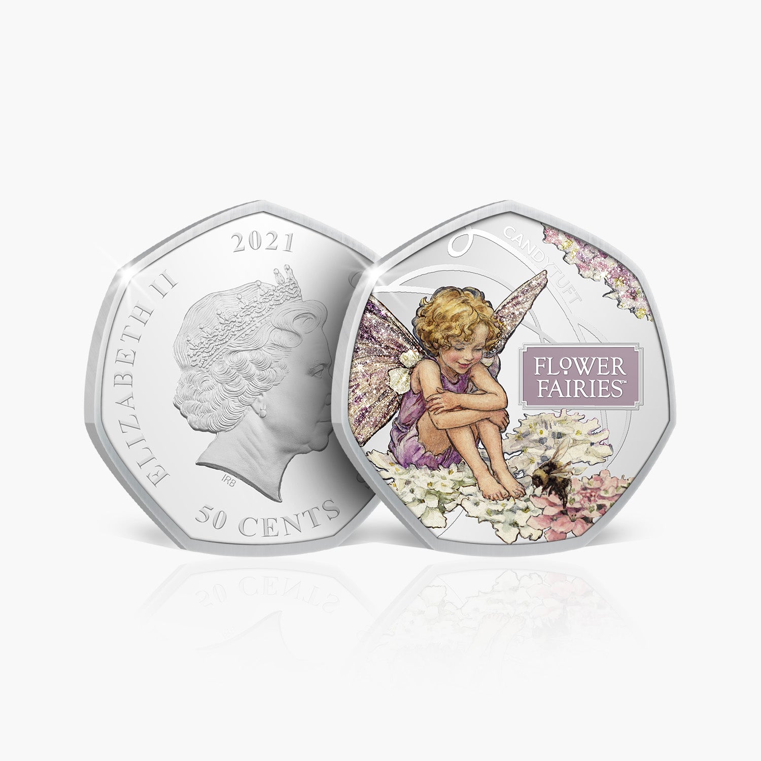 Candytuft Silver Plated Coin