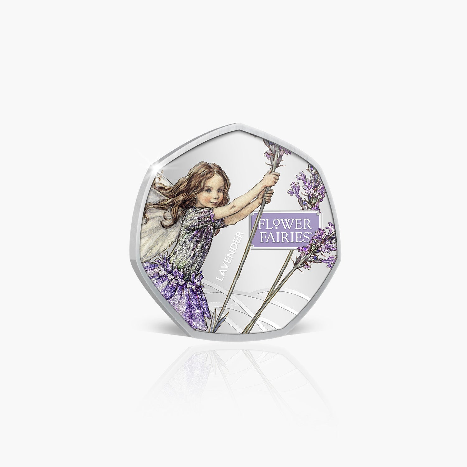 Lavender Coin in Coin Holder