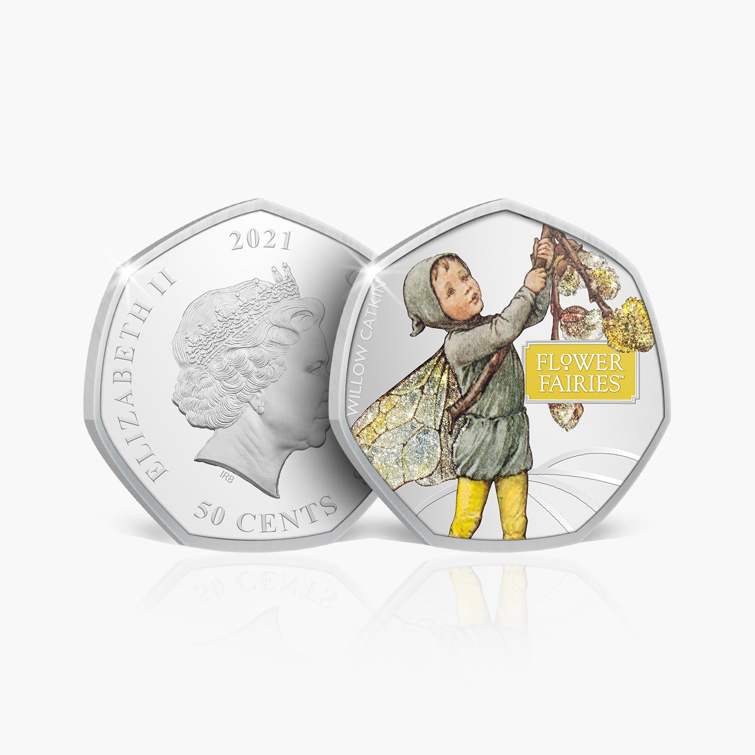Willow Catkin Silver Plated Coin