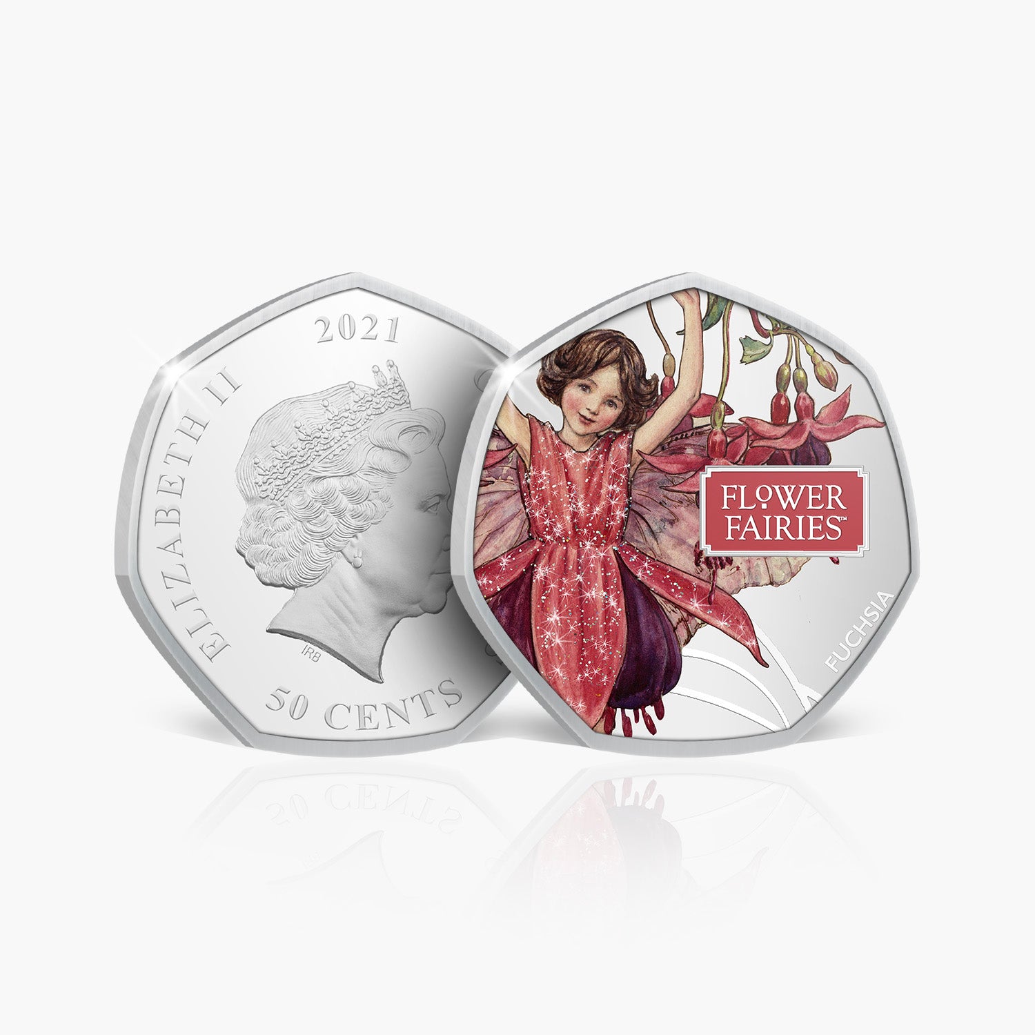 Fuchsia Silver Plated Coin