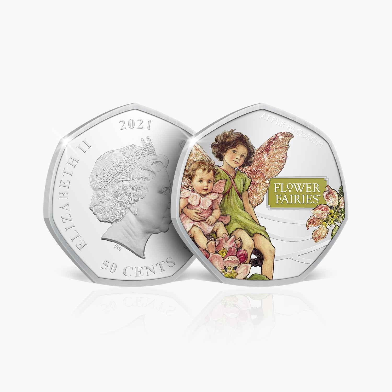 Apple Blossom Silver Plated Coin