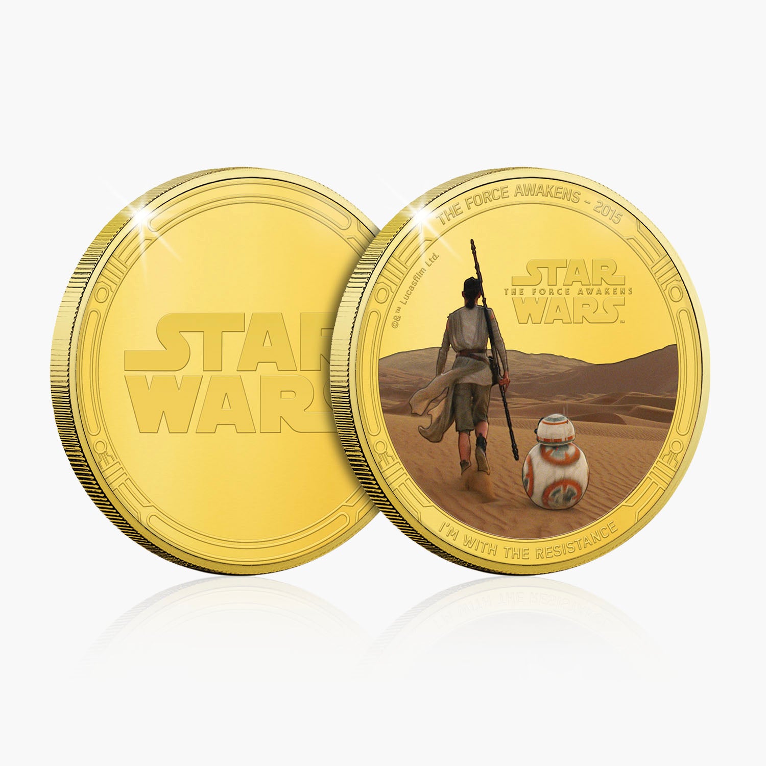 The Force Awakens Gold Plated Commemorative