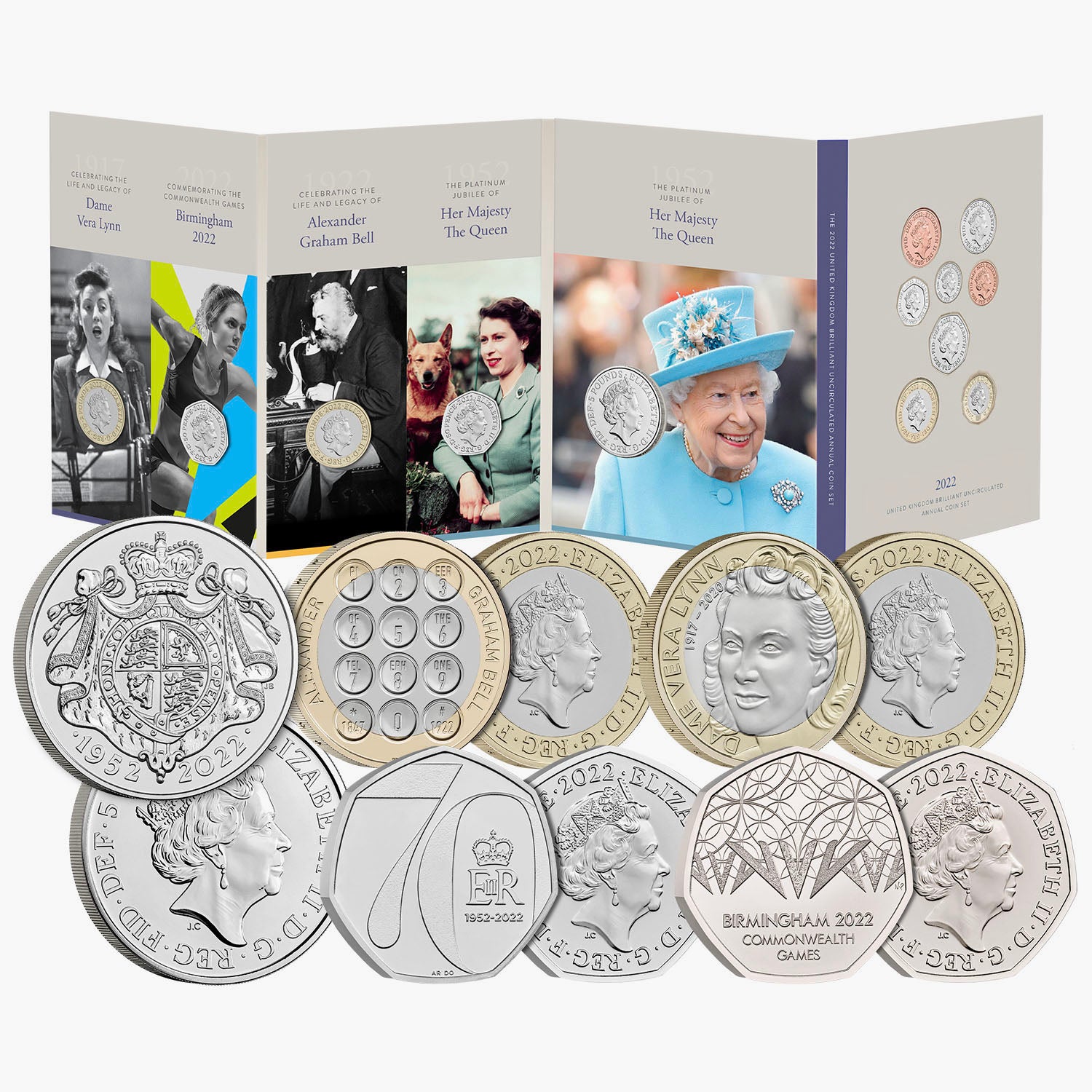 The 2022 United Kingdom Brilliant Uncirculated Annual Coin Set