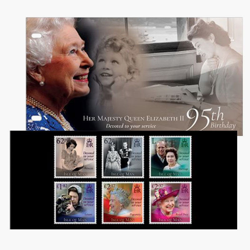 Official Issue 'Devotion to Service' Queen Elizabeth Stamp Set