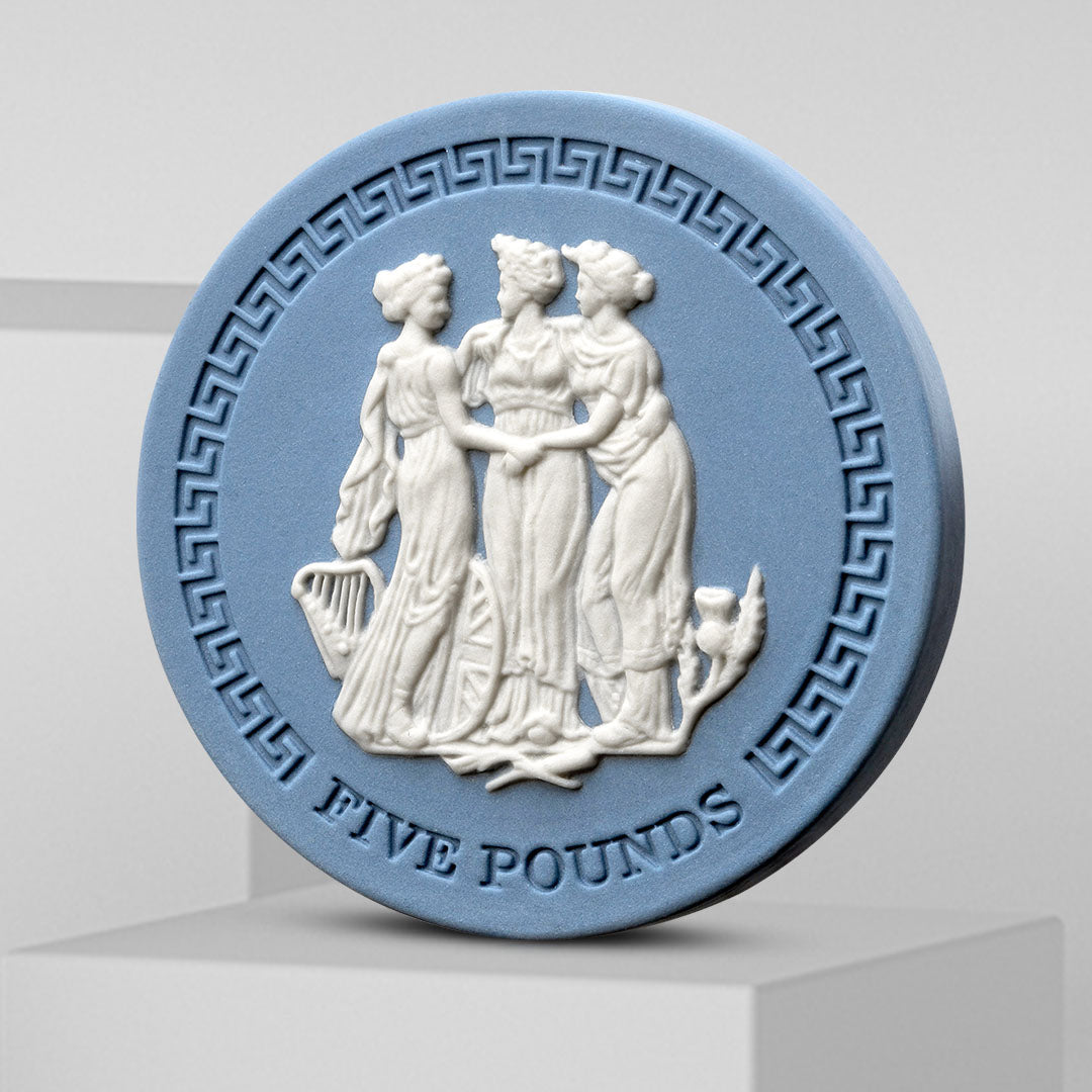 Les Trois Grâces Wedgwood Jasperware Coin
