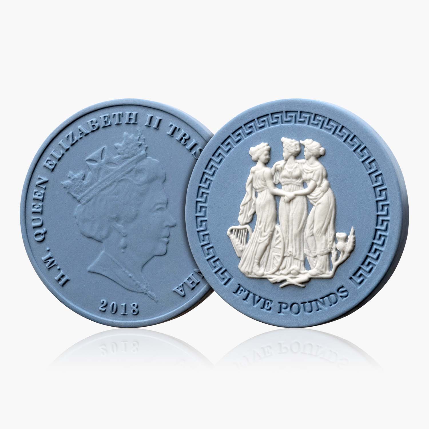 The Three Graces Wedgwood Jasperware Coin