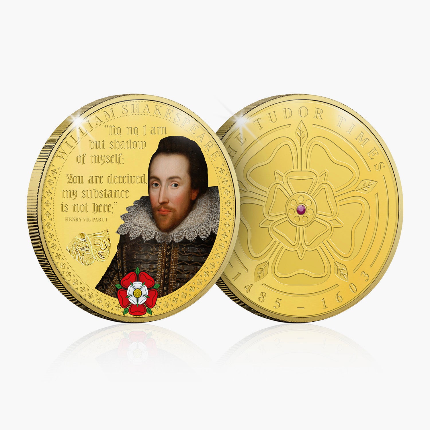 William Shakespeare Gold-Plated Commemorative