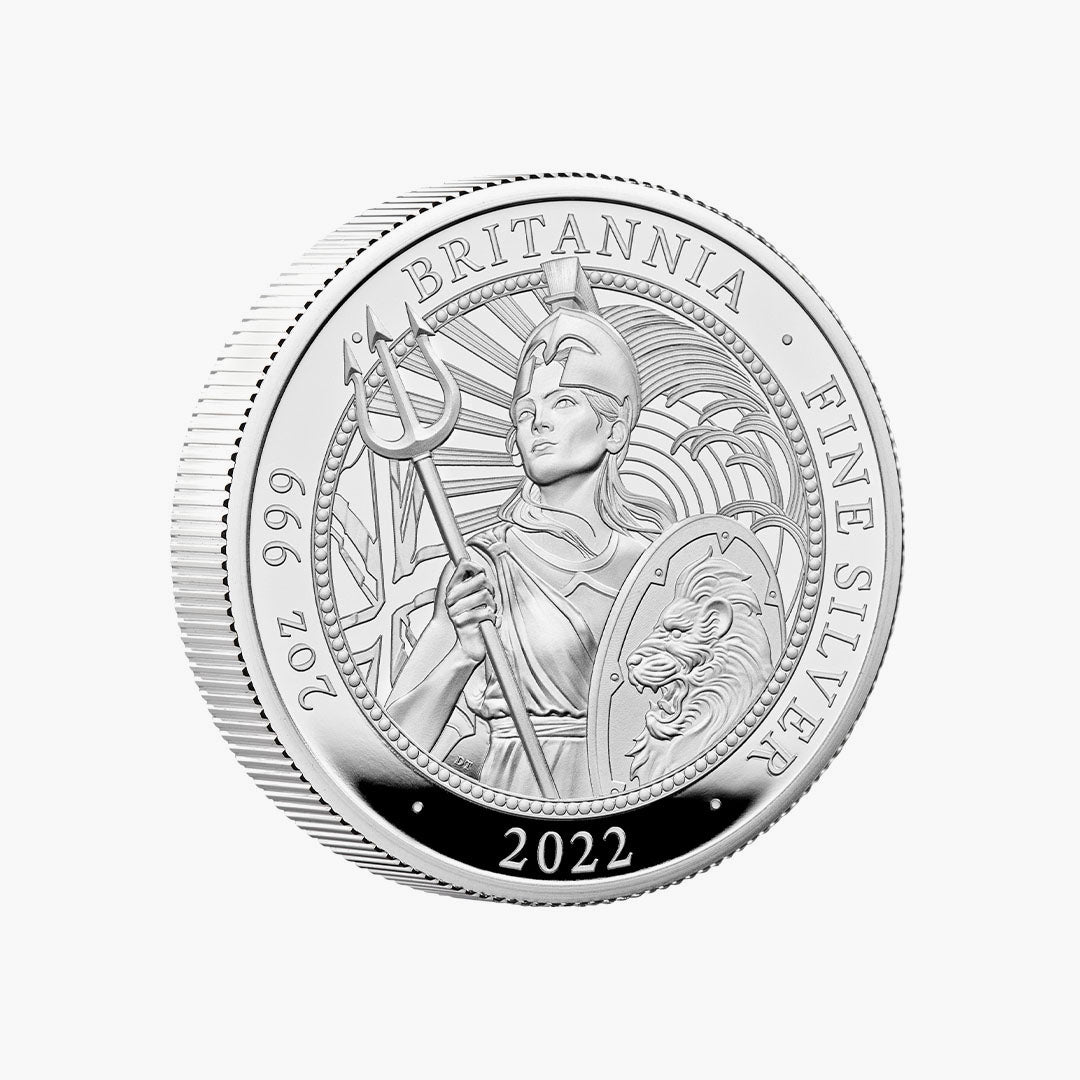 The Britannia 2022 UK 2oz Silver Proof Coin