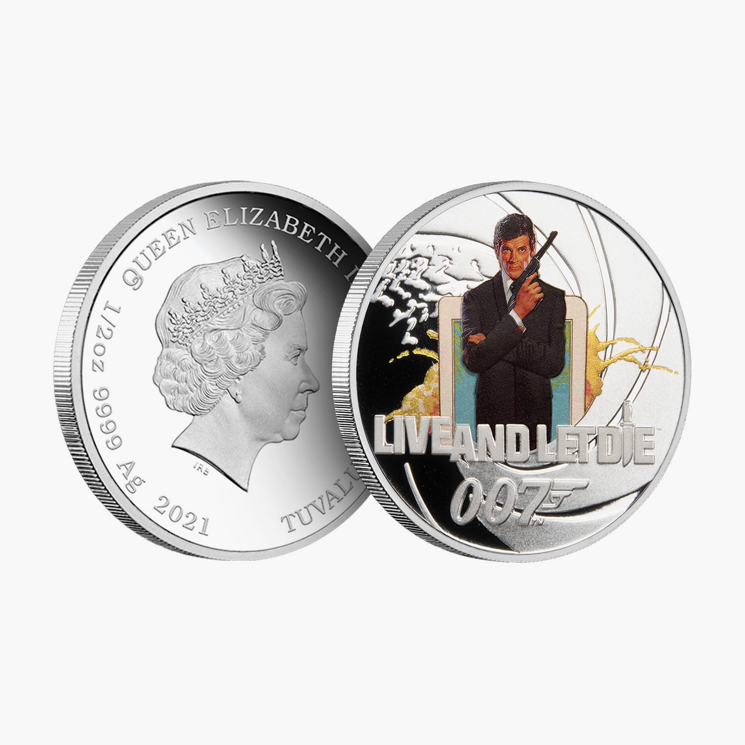 James Bond - Live and Let Die Solid Silver Movie Coin