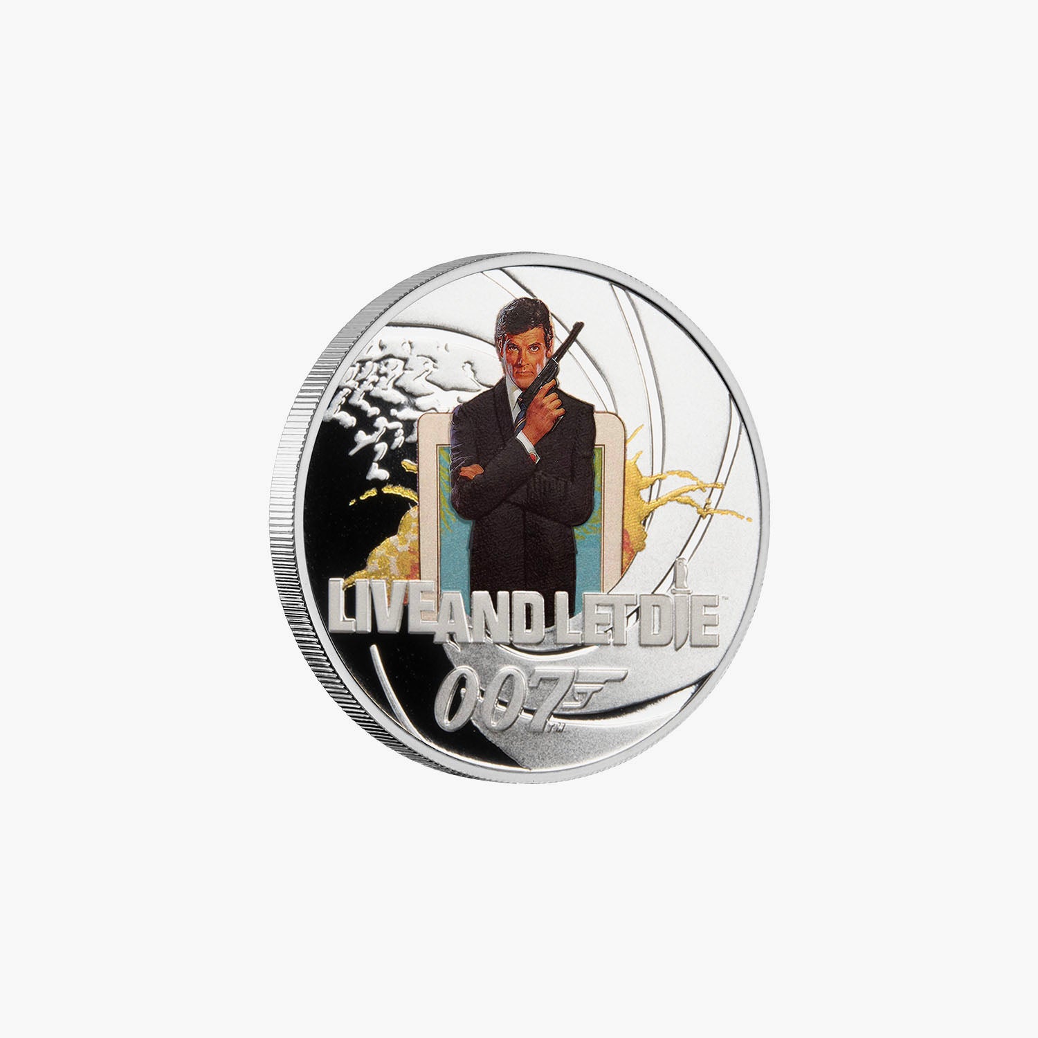 James Bond - Live and Let Die Solid Silver Movie Coin