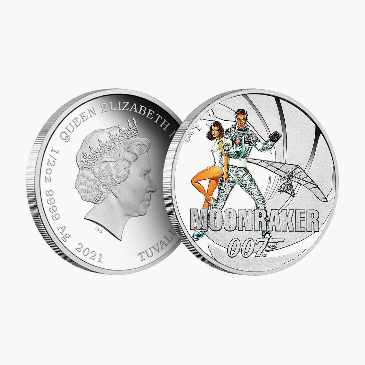 James Bond - Moonraker Solid Silver Movie Coin