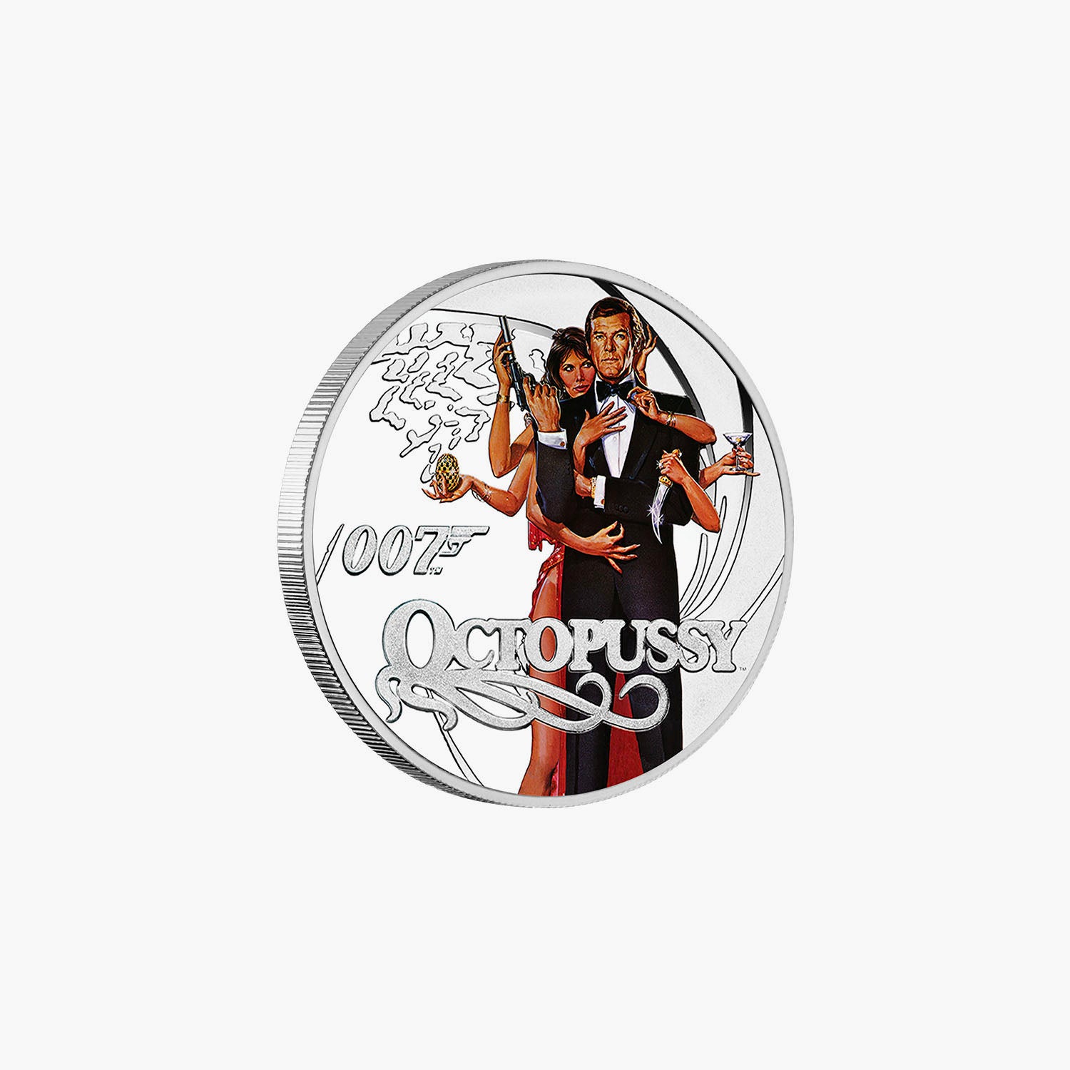 James Bond - Octopussy Solid Silver Movie Coin