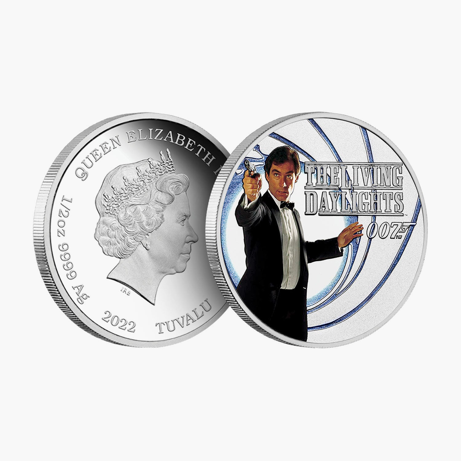 James Bond - The Living Daylights Solid Silver Movie Coin