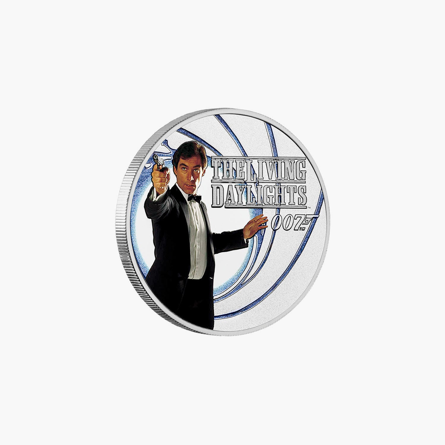 James Bond - The Living Daylights Solid Silver Movie Coin