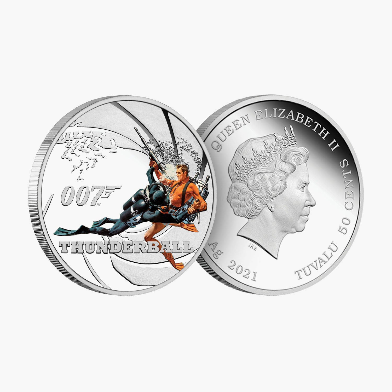 James Bond - Thunderball Solid Silver Movie Coin
