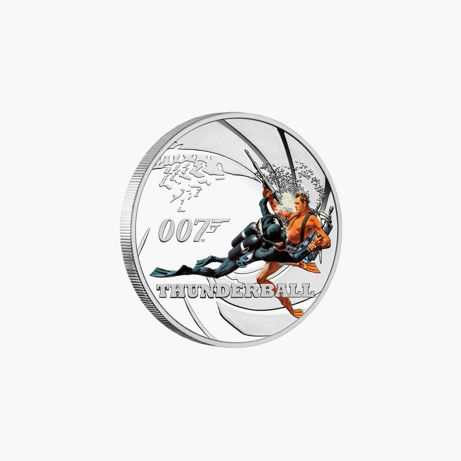 James Bond - Thunderball Solid Silver Movie Coin