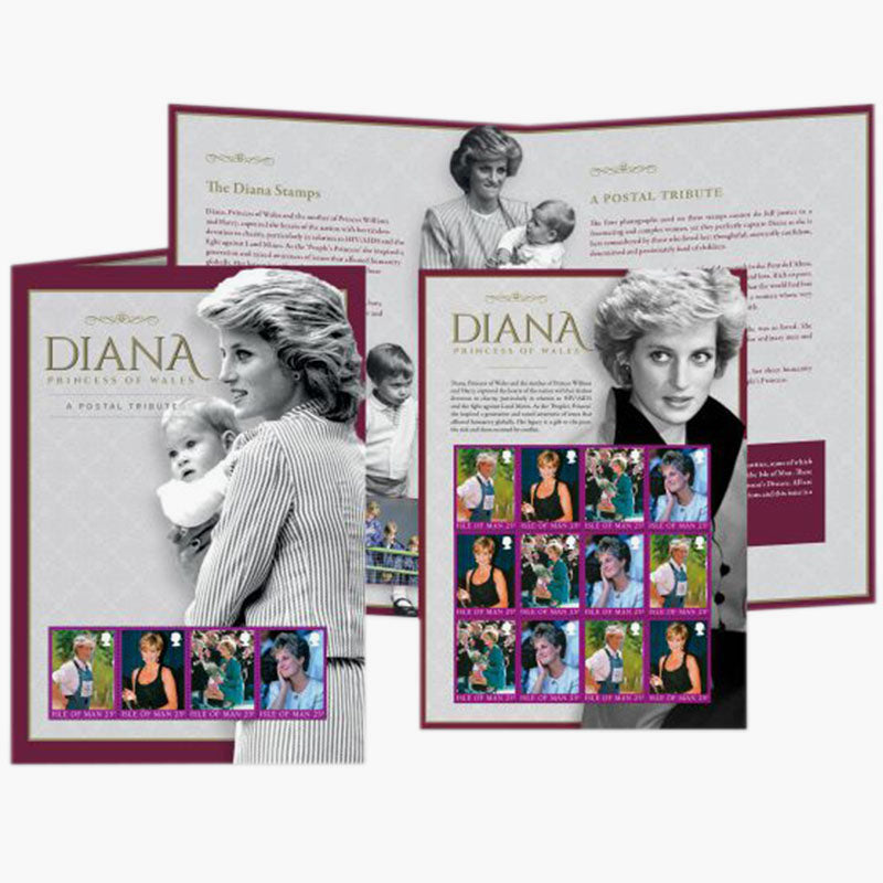Timbres La vie de la princesse Diana
