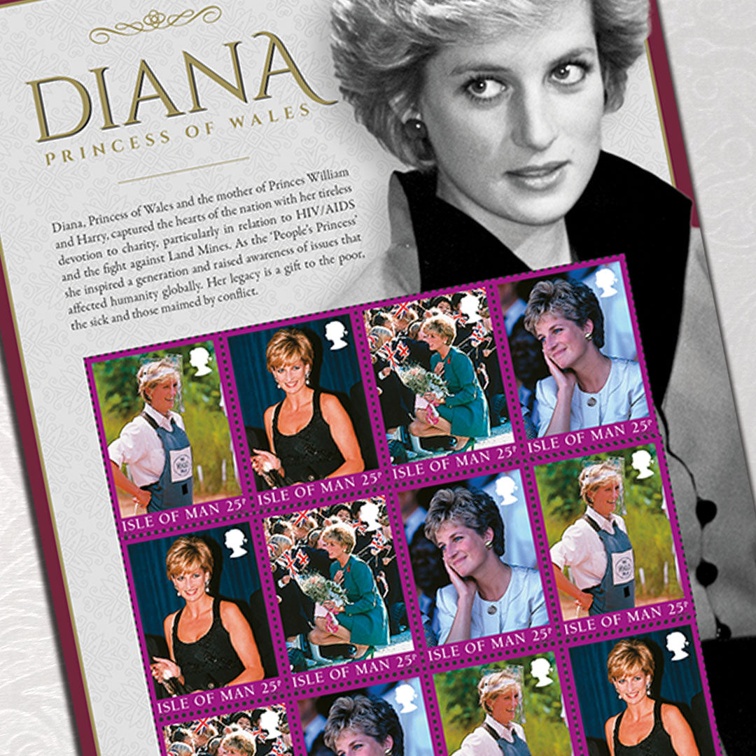 The Life of Princess Diana Stamp Set