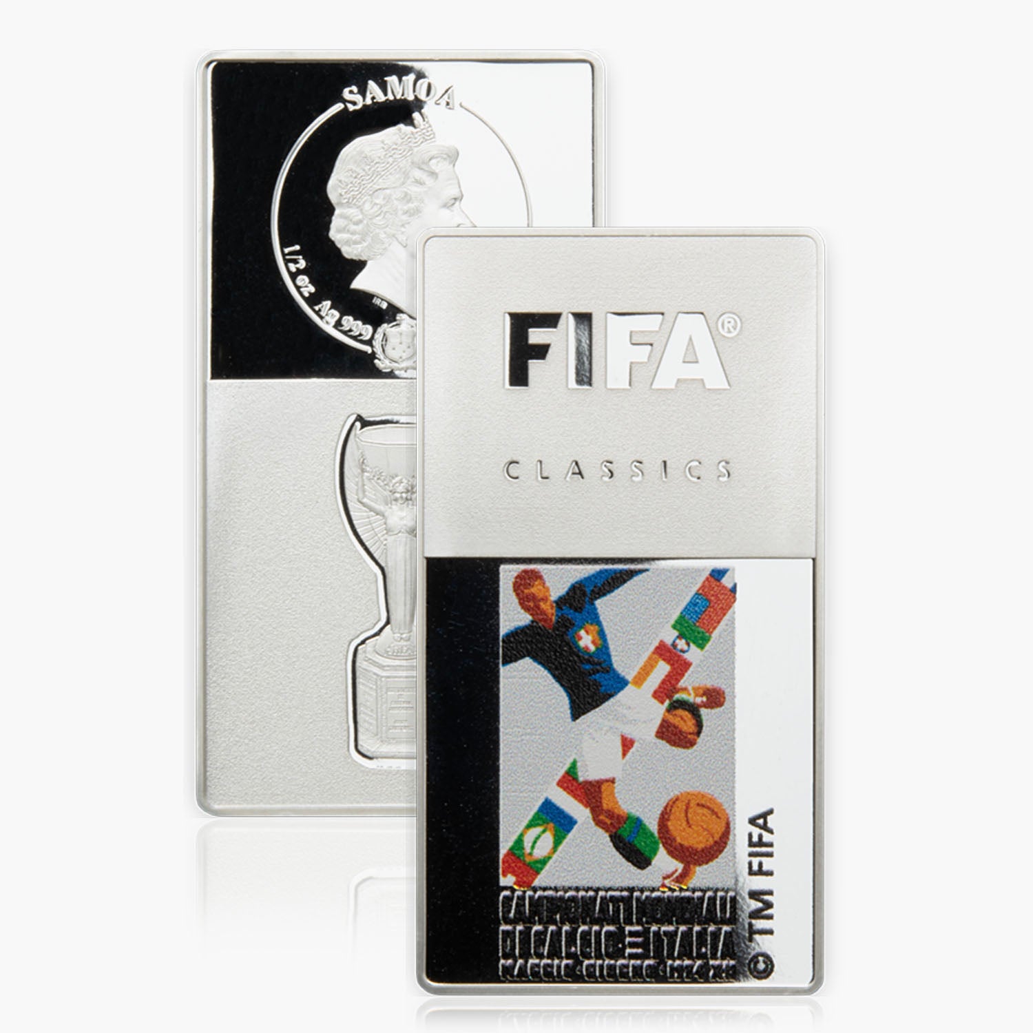 Italy 1934 Silver Fifa World Cup Coin Bar