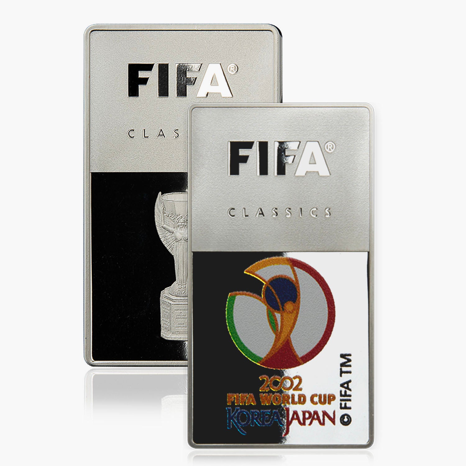 Japan / South Korea 2002 Silver Fifa World Cup Coin Bar