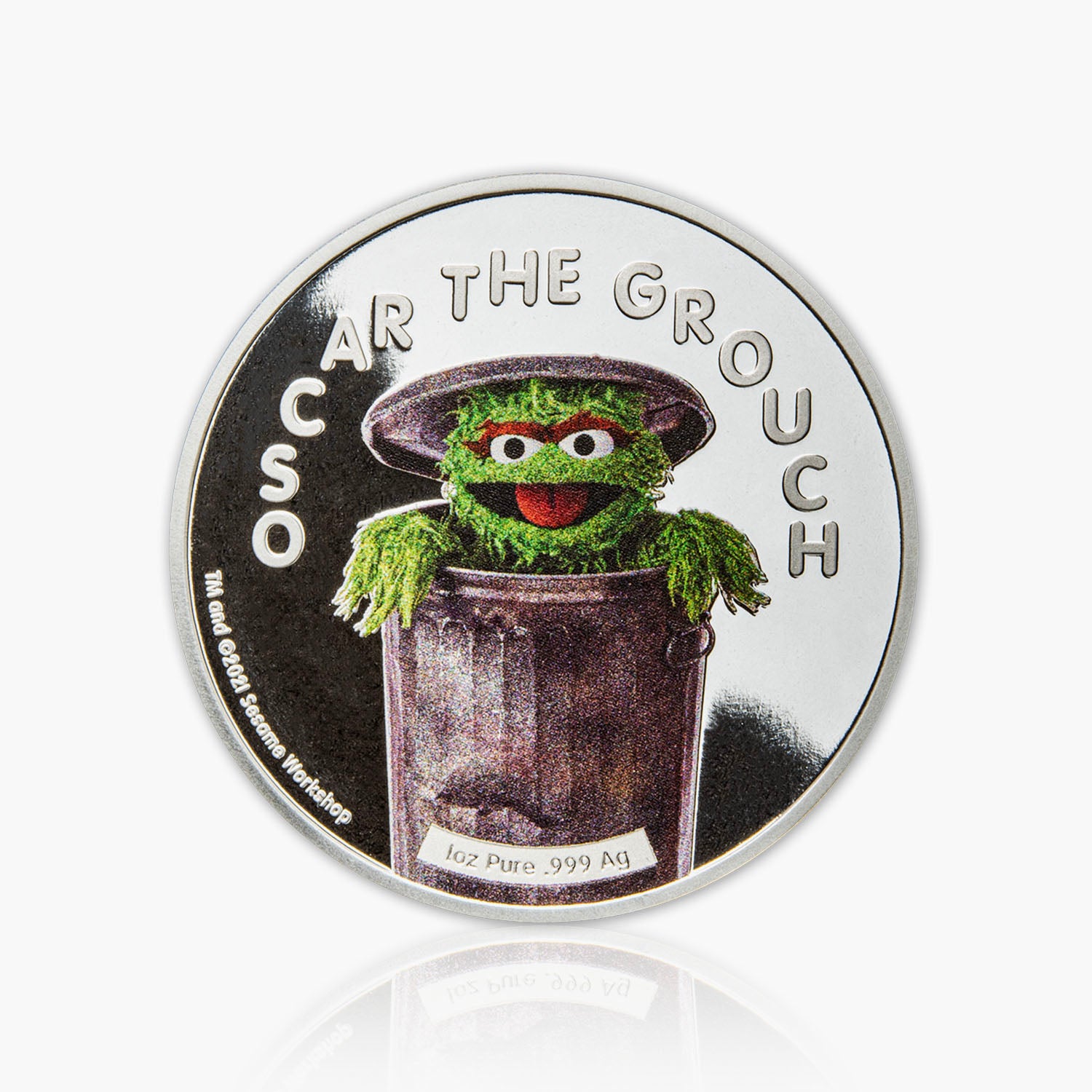 Sesame Street Oscar the Grouch 1oz Silver Coin