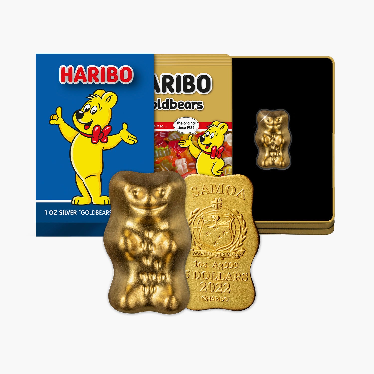 Pièce d'argent Haribo Gold Bear 1 oz