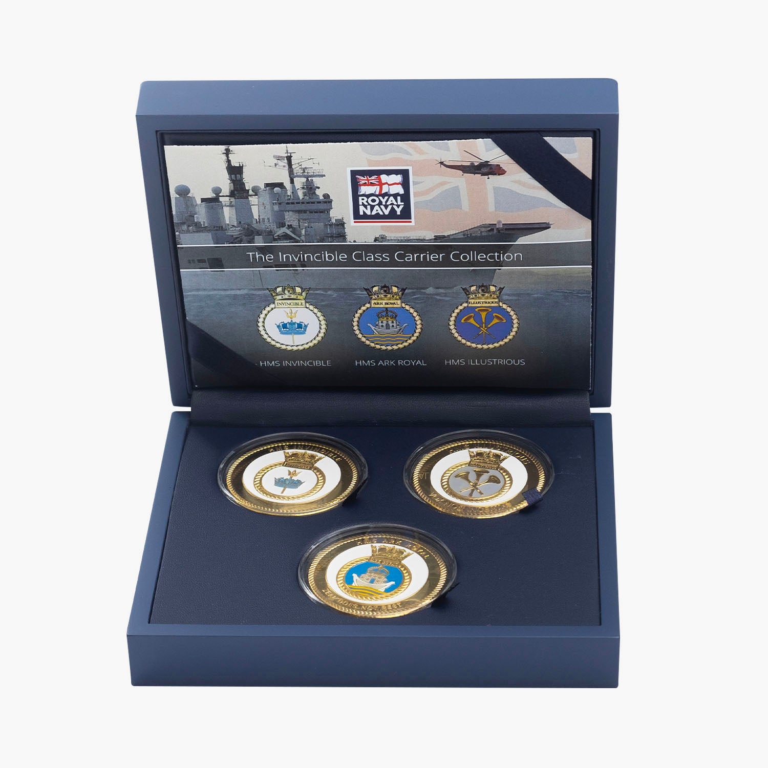 Invincible Class Carrier Gold-Plated Commemorative Boxset
