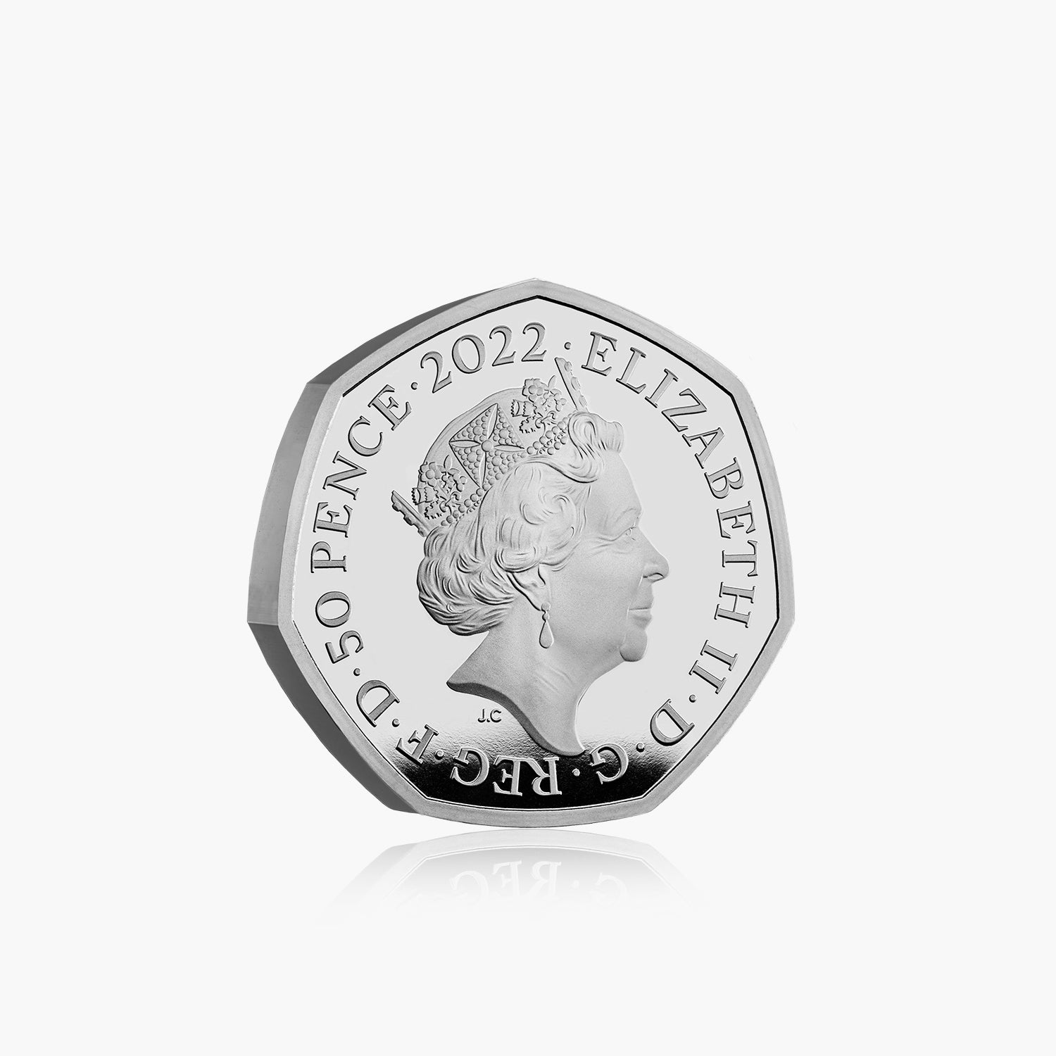 Birmingham 2022 Commonwealth Games UK 50p Silver Proof Piedfort Colour Coin
