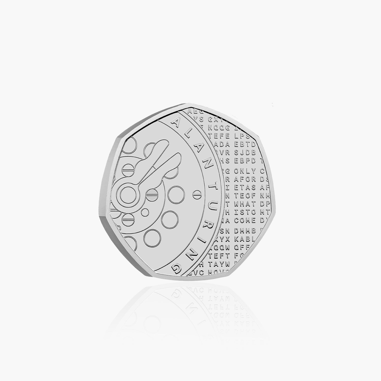 Alan Turing 2022 UK 50p Brilliant Uncirculated Coin