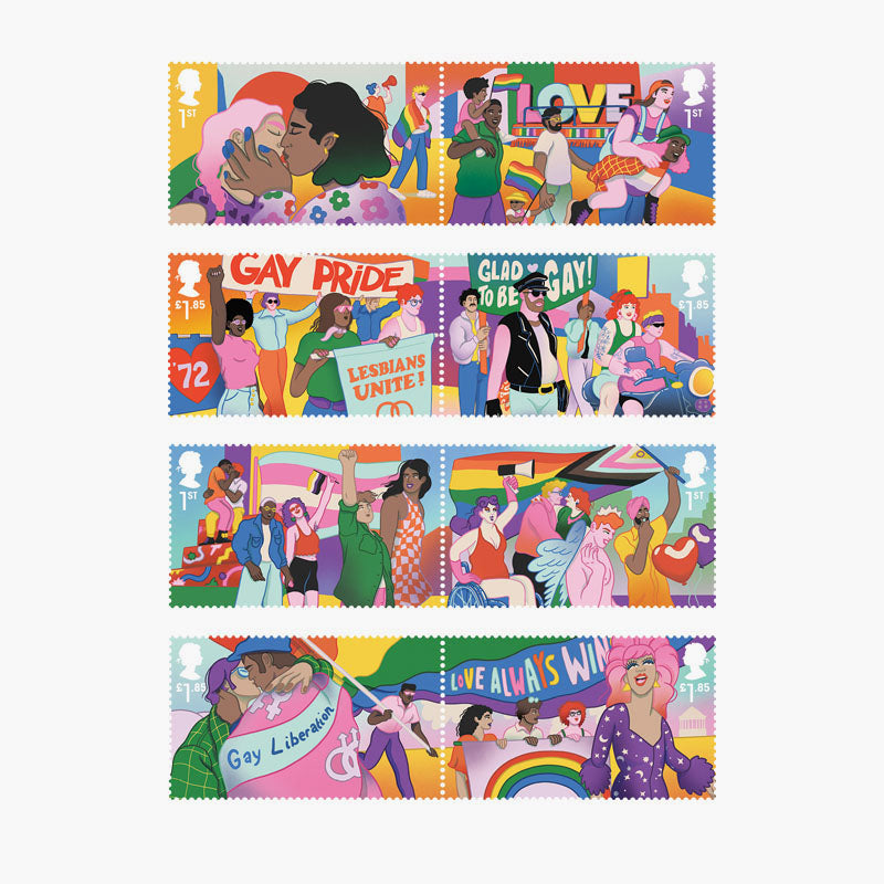 Pride 50th Anniversary Colour Stamp Set