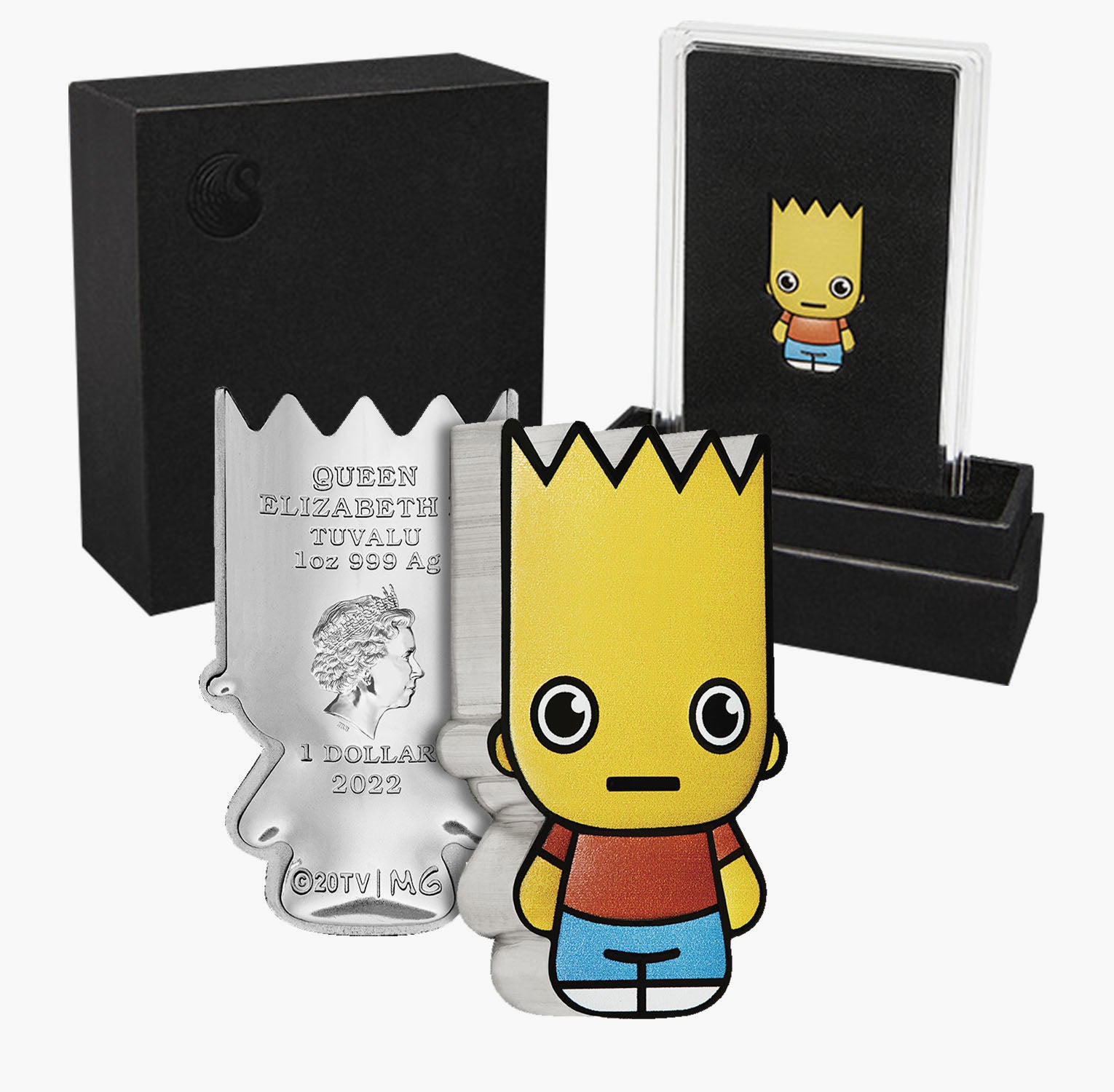 Bart Simpson 2022 1oz Silver Minted Mini Coin