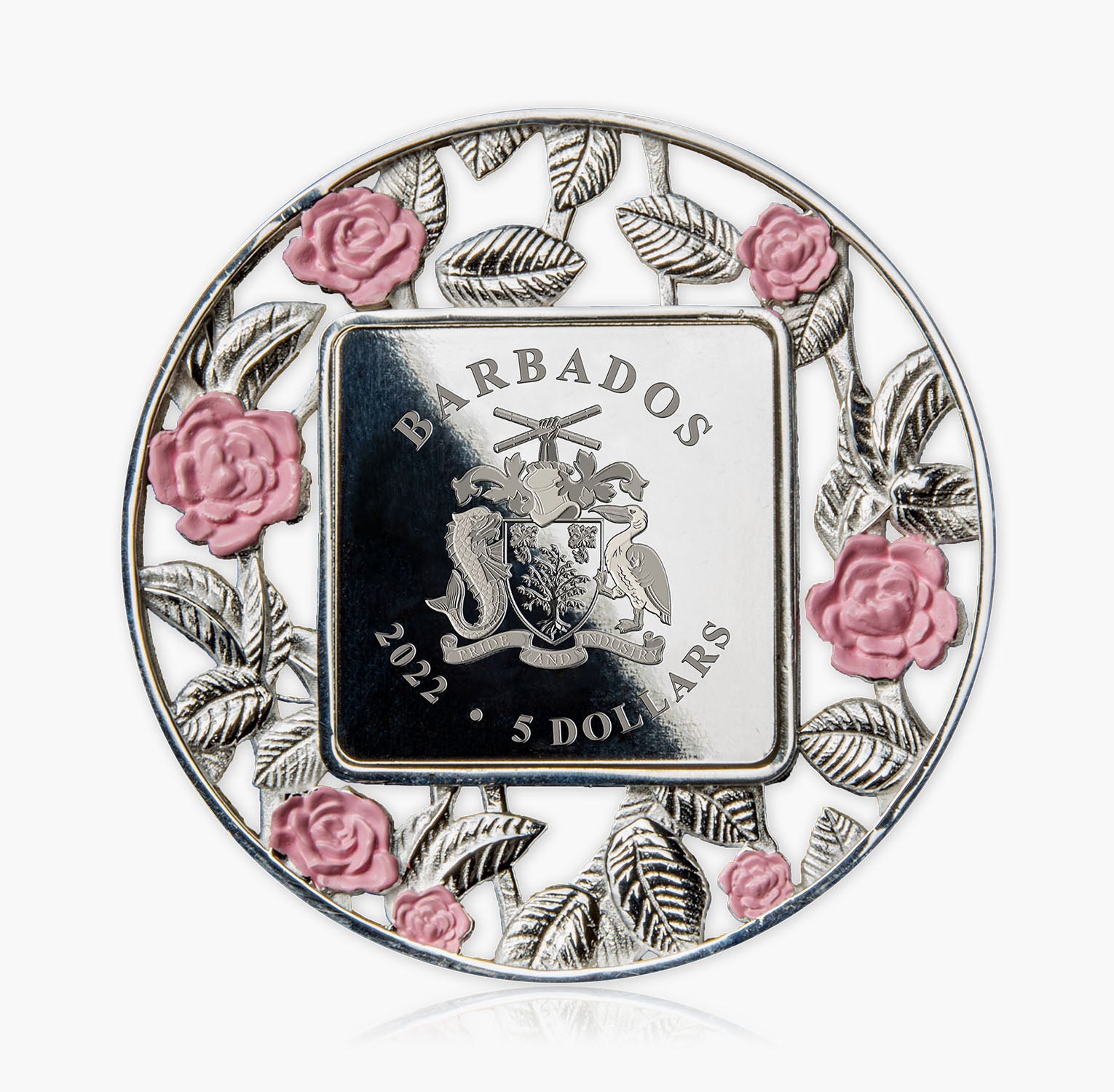 Princess Diana 2022 2oz Solid Silver Filigree Coin