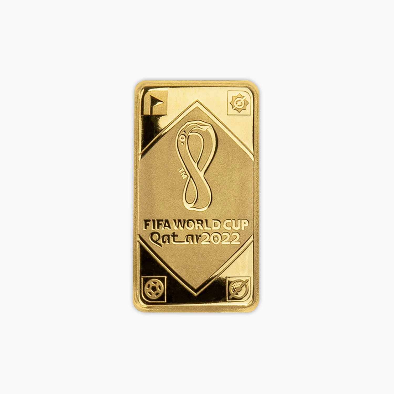 FIFA World Cup 2022 Qatar 0.31g Gold Bar Emblem