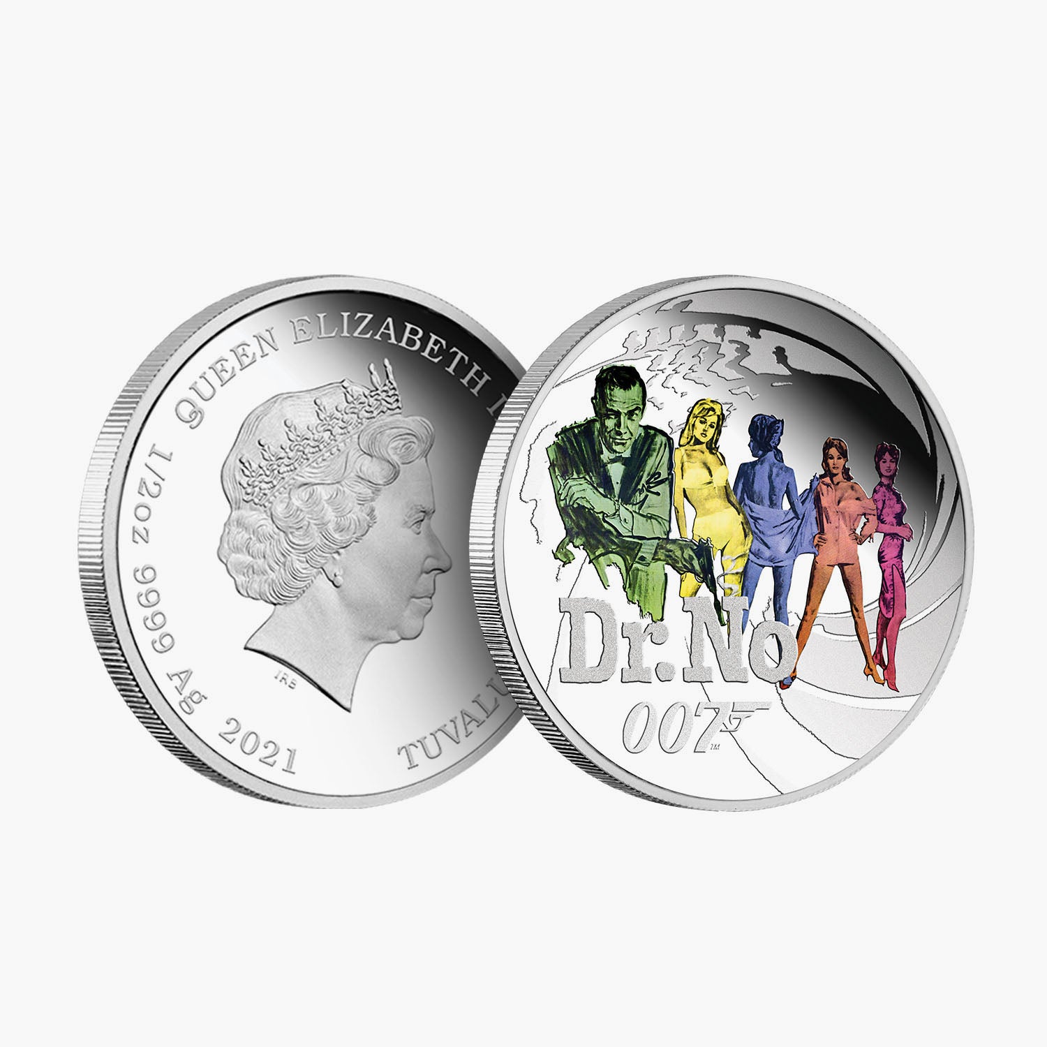 The James Bond 60th Anniversary Solid Silver Coin Set