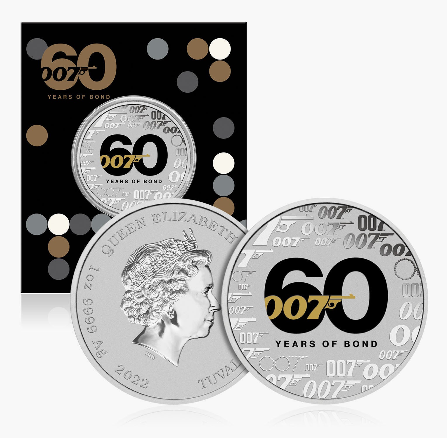 60 年の債券 2022 1 オンス ソリッド シルバー コイン