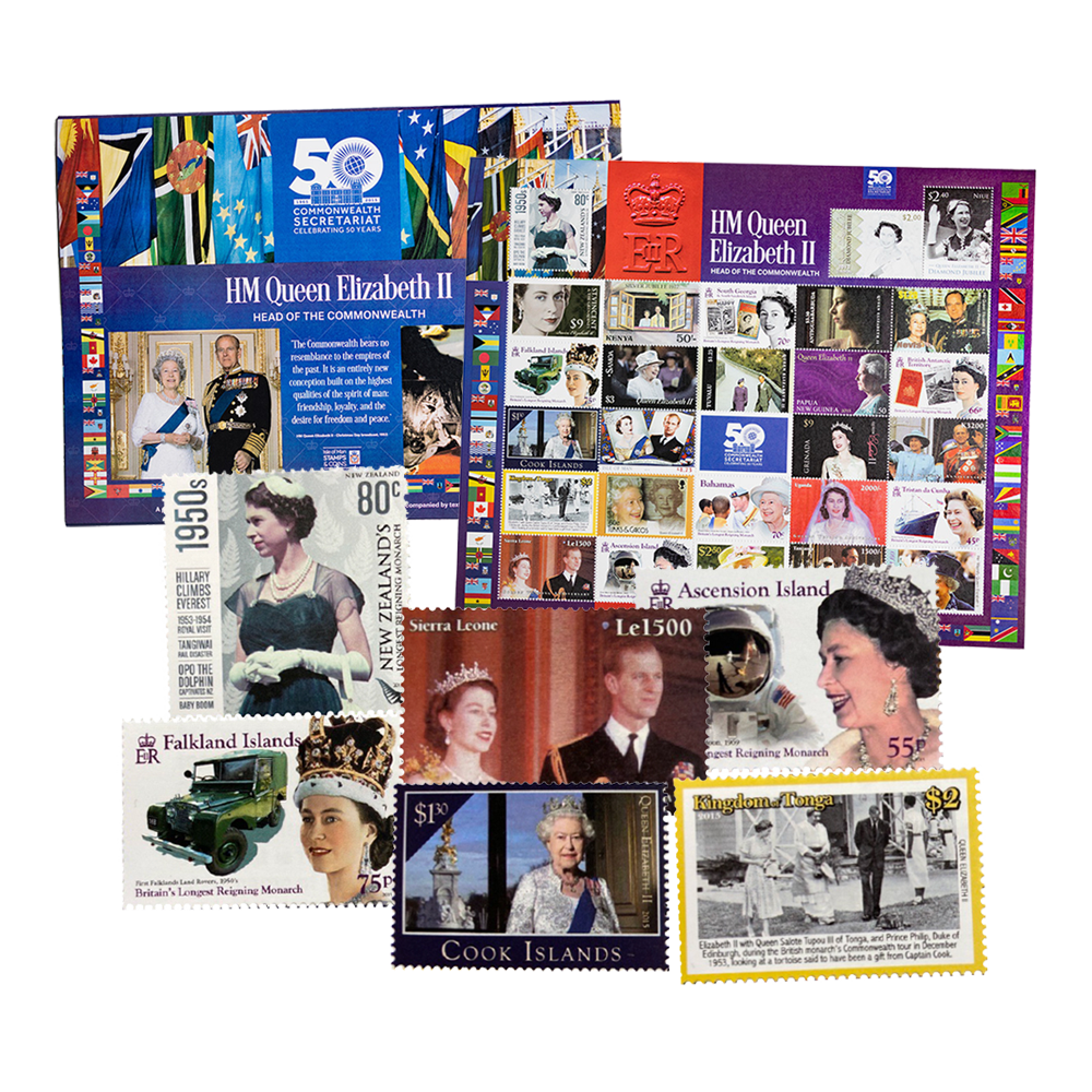 Queen Elizabeth II The Commonwealth Stamp Set