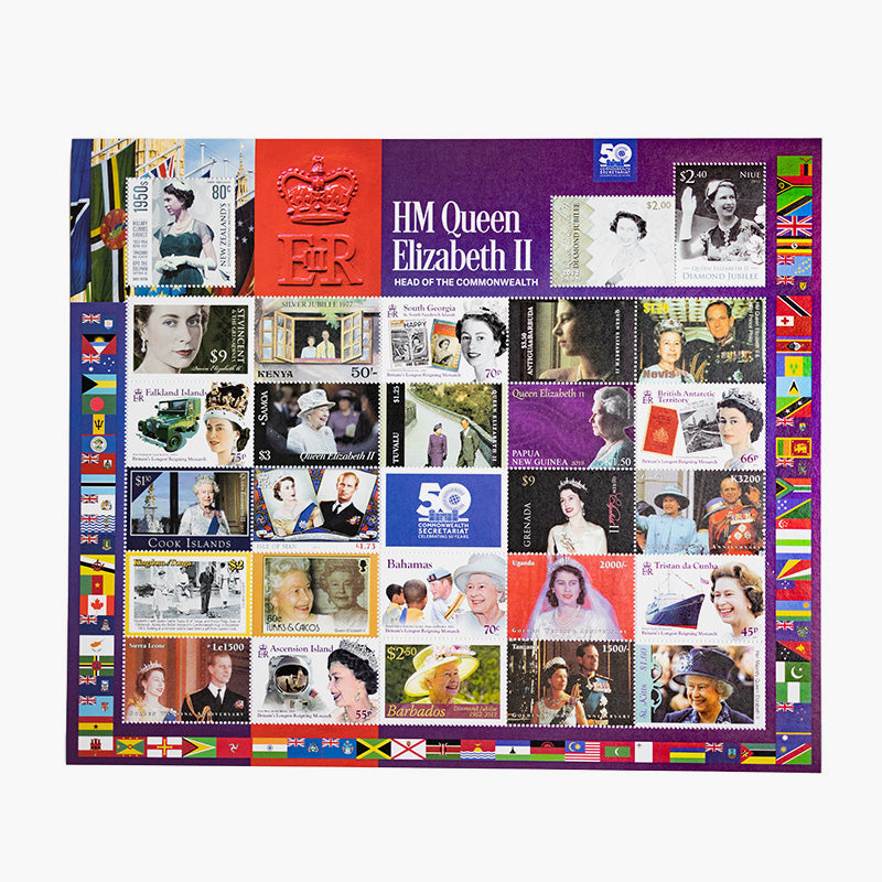 Queen Elizabeth II The Commonwealth 50th Anniversary Stamps