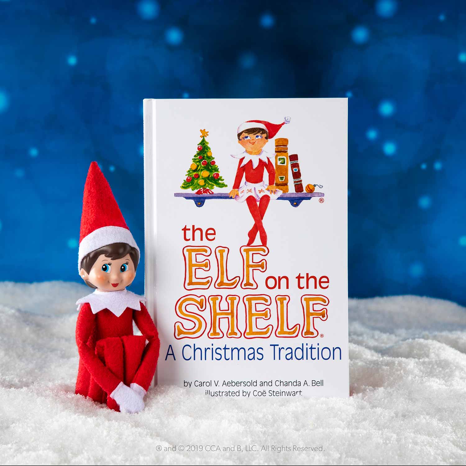 L'elfe sur l'étagère : une fille de tradition de Noël, ton clair