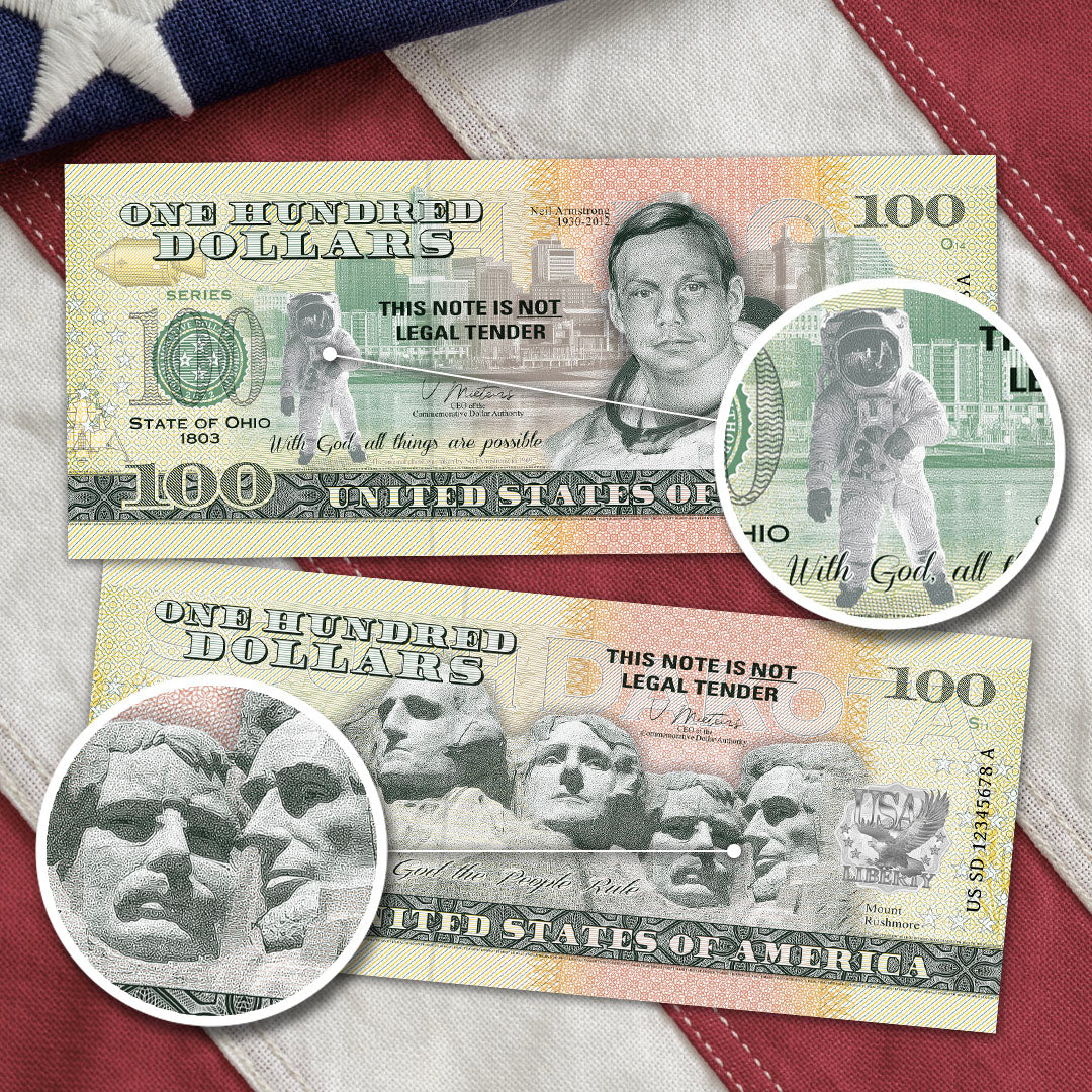 Collection de billets en dollars à collectionner des 50 États des États-Unis