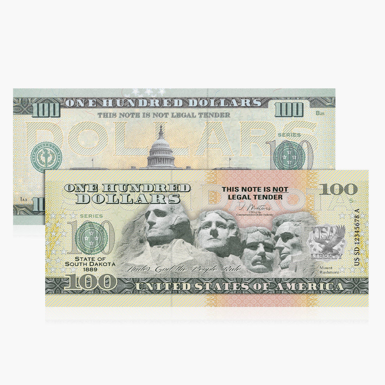 Collection de billets en dollars à collectionner des 50 États des États-Unis