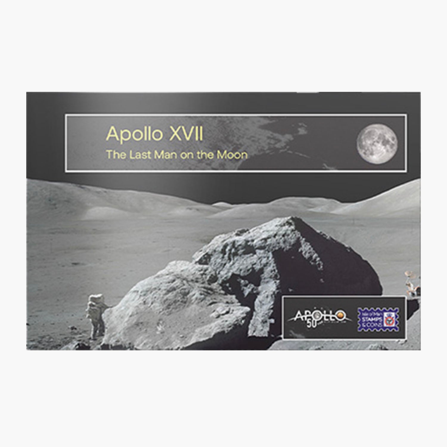 Apollo 17 The Last Man on the Moon 50th Anniversary Stamps