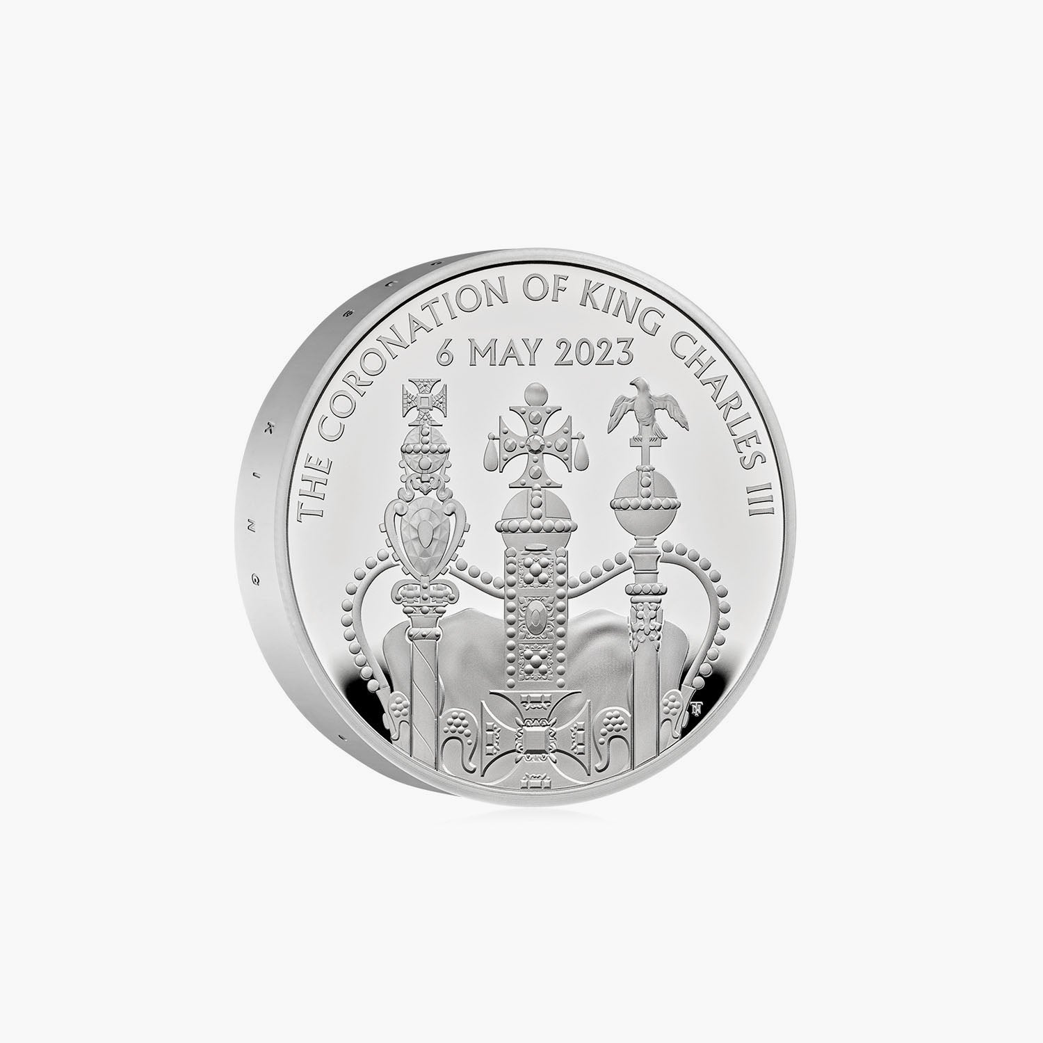 The Coronation of His Majesty King Charles £5.00 Silver Piedfort