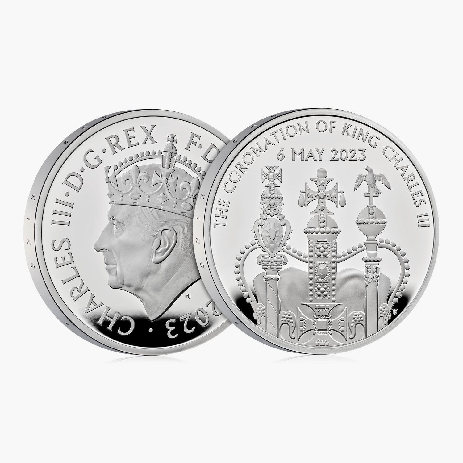 Le Couronnement de Sa Majesté le Roi Charles 5,00 £ Argent BE
