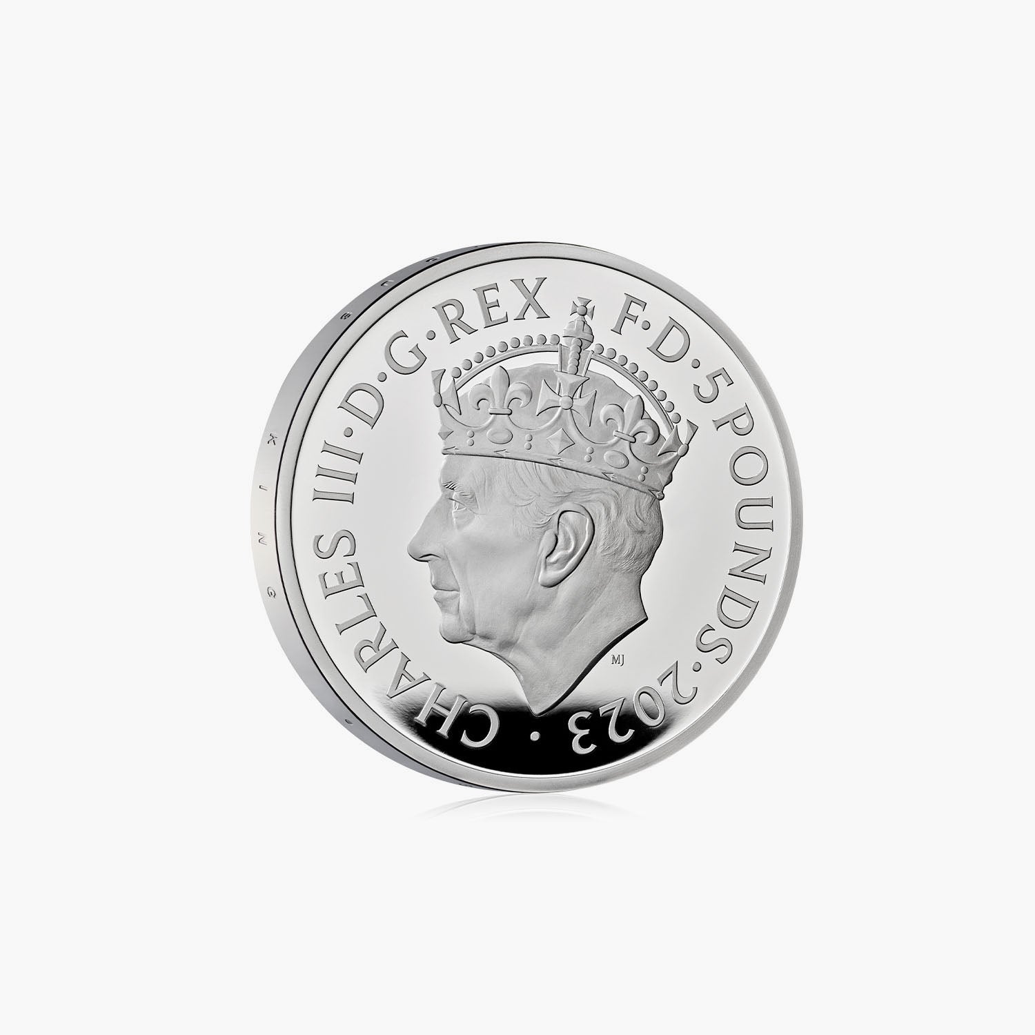 チャールズ国王陛下の戴冠式 £5.00 シルバー プルーフ