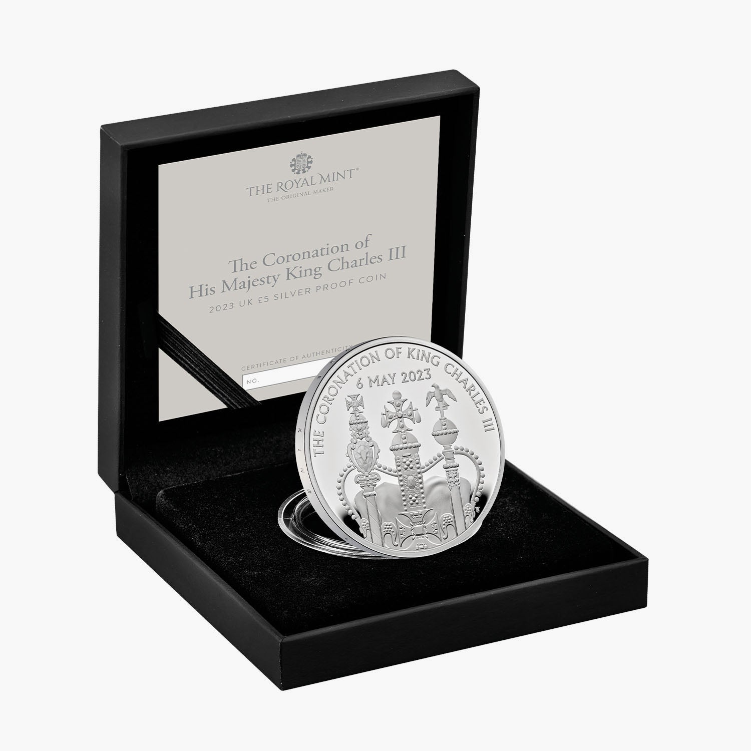 The Coronation of His Majesty King Charles £5.00 Silver Proof